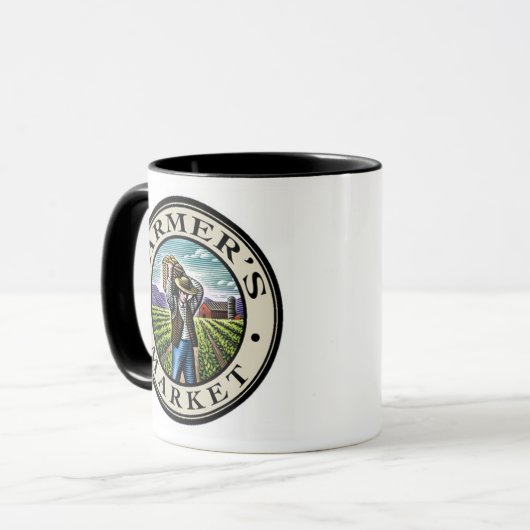 Mok van de landbouwmarkt (Voorkant links)