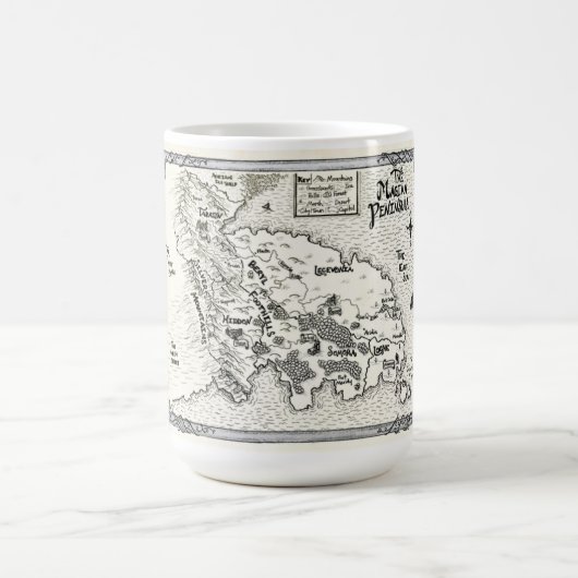Mok van de Magian Peninsula Map (Center)