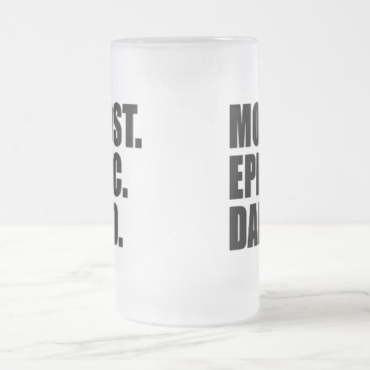 Mok van de meeste epic Pap Beer (Center)