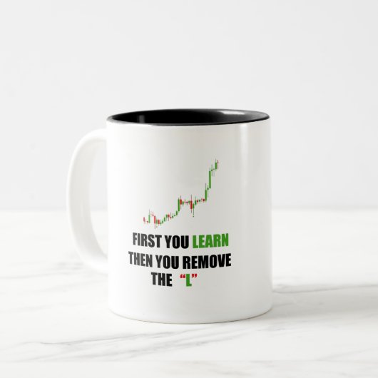 Mok van de Mindset van de Forex-handelaar (Voorkant links)