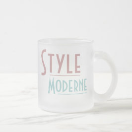 MOK VAN DE MODERNE STYLMODERNE (gevorst glas)