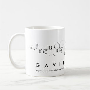 Mok van de naam Gavin peptide