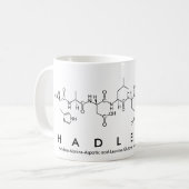 Mok van de naam Hadleigh peptide (Voorkant links)