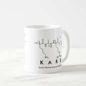 Mok van de naam Kari peptide (Voorkant rechts)
