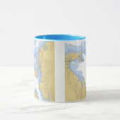 Mok van de Nautical Harbor Chart op Sodus Bay NY (Midden)