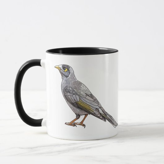 Mok van de Noisy Miner (Links)