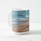 Mok van de oceaanschilderij door Mandy Roeing (Voorkant links)