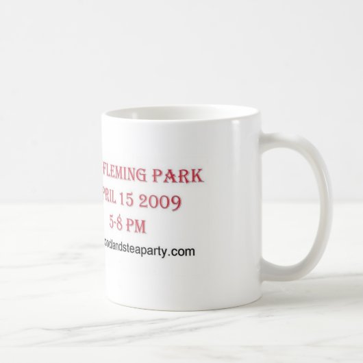 Mok van de partij Woodlands Tea (Rechts)