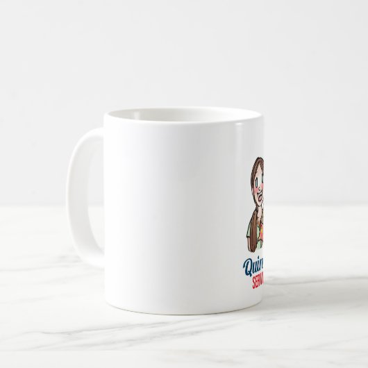 mok van de Quinn-onderdak (Voorkant links)