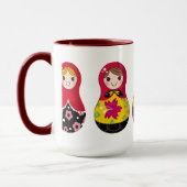 Mok van de Russische Matrioshka (Matreshka) (Links)