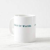 Mok van de Schepper van de werelden: het perfecte (Voorkant links)
