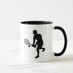 Mok van de Silhouette van de Speler van de Manneli