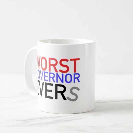 Mok van de slechtste gouverneur (Voorkant links)