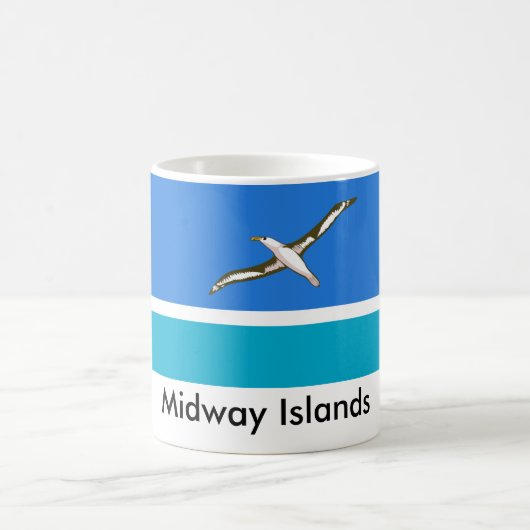 Mok van de vlag van de Midway Islands (Center)