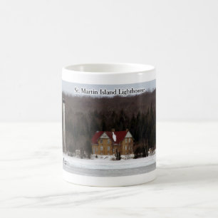 Mok van de vuurtoren van St. Martin Island