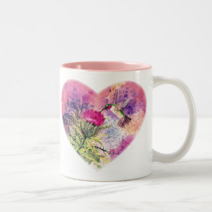 Mok van de Waterverf van de Valentijn van Hummingb