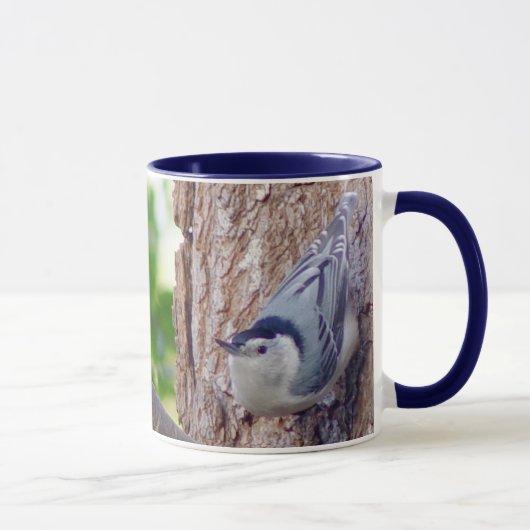 Mok van de witte zeebrasem Nuthatch Bird (Rechts)