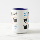 Mok van de zwarte en witte lobby (Midden)