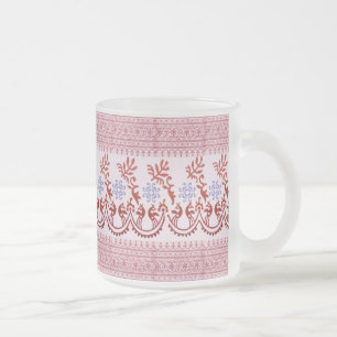 Mok van diepgevroren glas - Indische rode