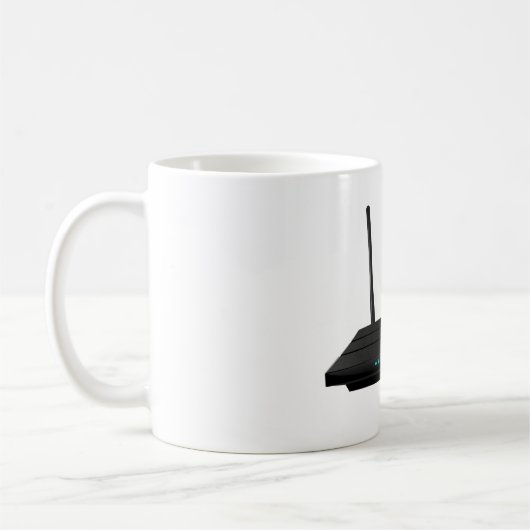 Mok van draadloze router (Links)