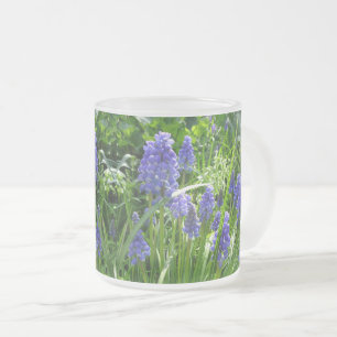 Mok van druiven, hyacinth, gevriesd glas