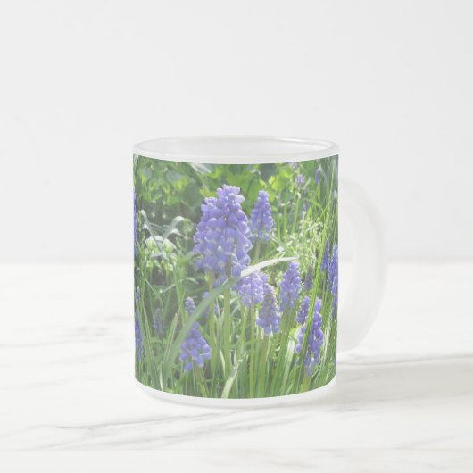 Mok van druiven, hyacinth, gevriesd glas (Voorkant rechts)