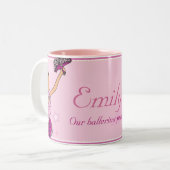 Mok van een roze of blond haar van Ballerina princ (Voorkant links)