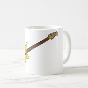 Mok van elektrische gitaarkoffie