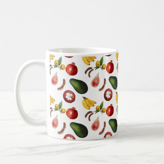 mok van fruitprint (Links)