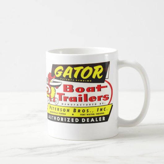 Mok van Gator Trailers koffie (Rechts)