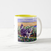 Mok van gedekte collie (Voorkant rechts)