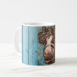 Mok van gekke paarden en Barn Wood