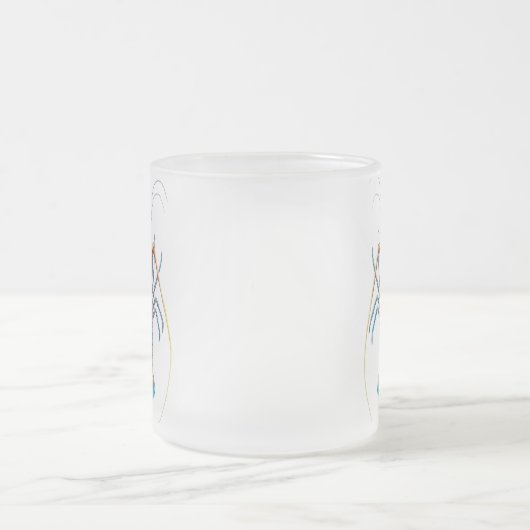 Mok van gekleurde stekelstaart (Center)