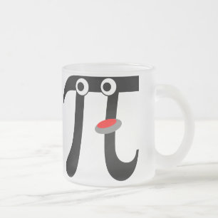 Mok van gekookt glas voor het millen van pi
