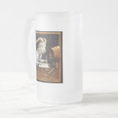 Mok van gekraakte bietengeit: Zymologie (Voorkant links)