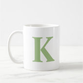 Mok van gepersonaliseerd monogram Initiaal (Links)