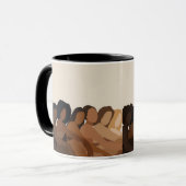 Mok van gesmolten vrouwen (Voorkant links)