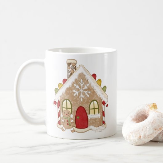 Mok van Gingerbrood House (Met donut)