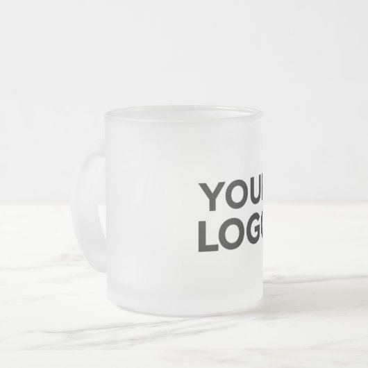 Mok van glas, bevroren (10 oz) (Voorkant links)