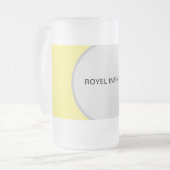 Mok van glas, bevroren, 16 oz (Voorkant links)