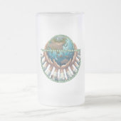 Mok van glas, bevroren, 16 oz (Center)