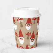 Mok van gnomen en paddenstoelen Papierkoppen Papieren Bekers (Links)