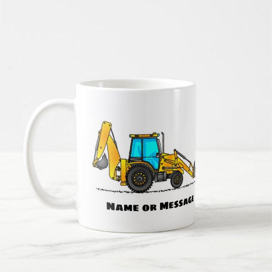 Mok van graafmachines, Mok van graafmachines, bouw (Links)