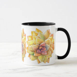 Mok van grafische koffie