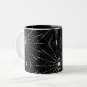 Mok van Halloween Spider Webs Coffee (Voorkant links)