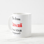 mok van hawaii - koffie (Voorkant links)