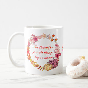 Mok van herfst Wreath Quote