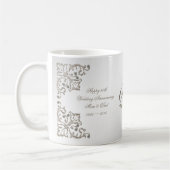 Mok van het 60ste Diamond Wedding Jubileum (Links)