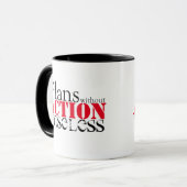 Mok van het actieplan (Voorkant links)