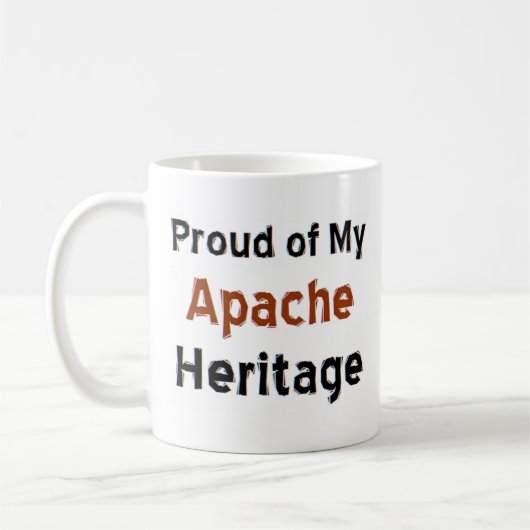 mok van het apache - erfgoed koffie (Links)